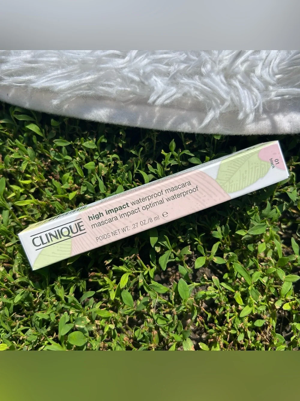 Clinique High Impact Waterproof Mascara - 01 Black - Full Size NEW